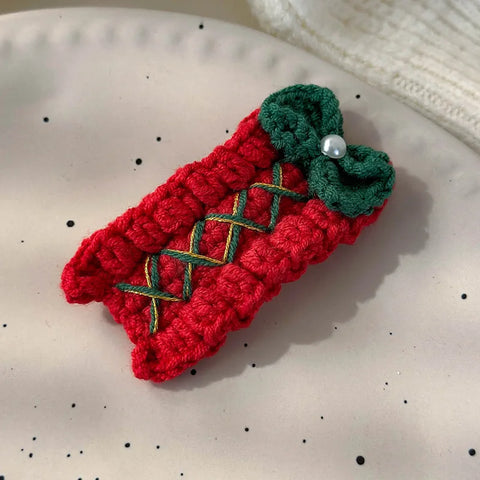 Christmas Series Hair Clips Winter Wool HairPins Christmas Tree BB Clips for Woman Girls Sweet Barrettes Children Cute Headdress