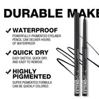 Waterproof Eyeliner Gel Pencil Gold Brown Lying Silkworm Pen Soft Easy Wear High Pigment Matte Eyeliner Lasting Shiny Eye Makeup