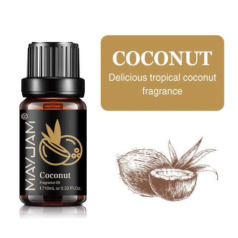 MAYJAM Coconut Oil For Diffuser Burner Strawberry Lemon Mango Pineapple Banana Watermelon Fruit Fragrance Oil