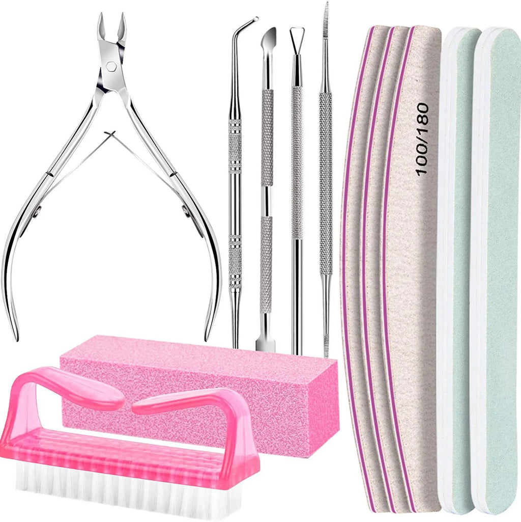 Nail Kit Set Acrylic Powder Monomer Acrylic Liquid For Nail Extension Professional Gel Manicure Set False Nails Art Tools Set *&