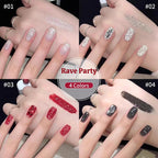 1-12pcs WS Carnival Party Broken Diamonds Nail Gel Polish Summer New Super Flash Quick Dry Long Lasting Nail Art Nail Supplies
