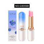 OMGA Color-Changing Lip Balm Jelly Lipstick Moisturizing Waterproof Hydrating Temperature-Sensitive Peach Flavor,Smooth Lips