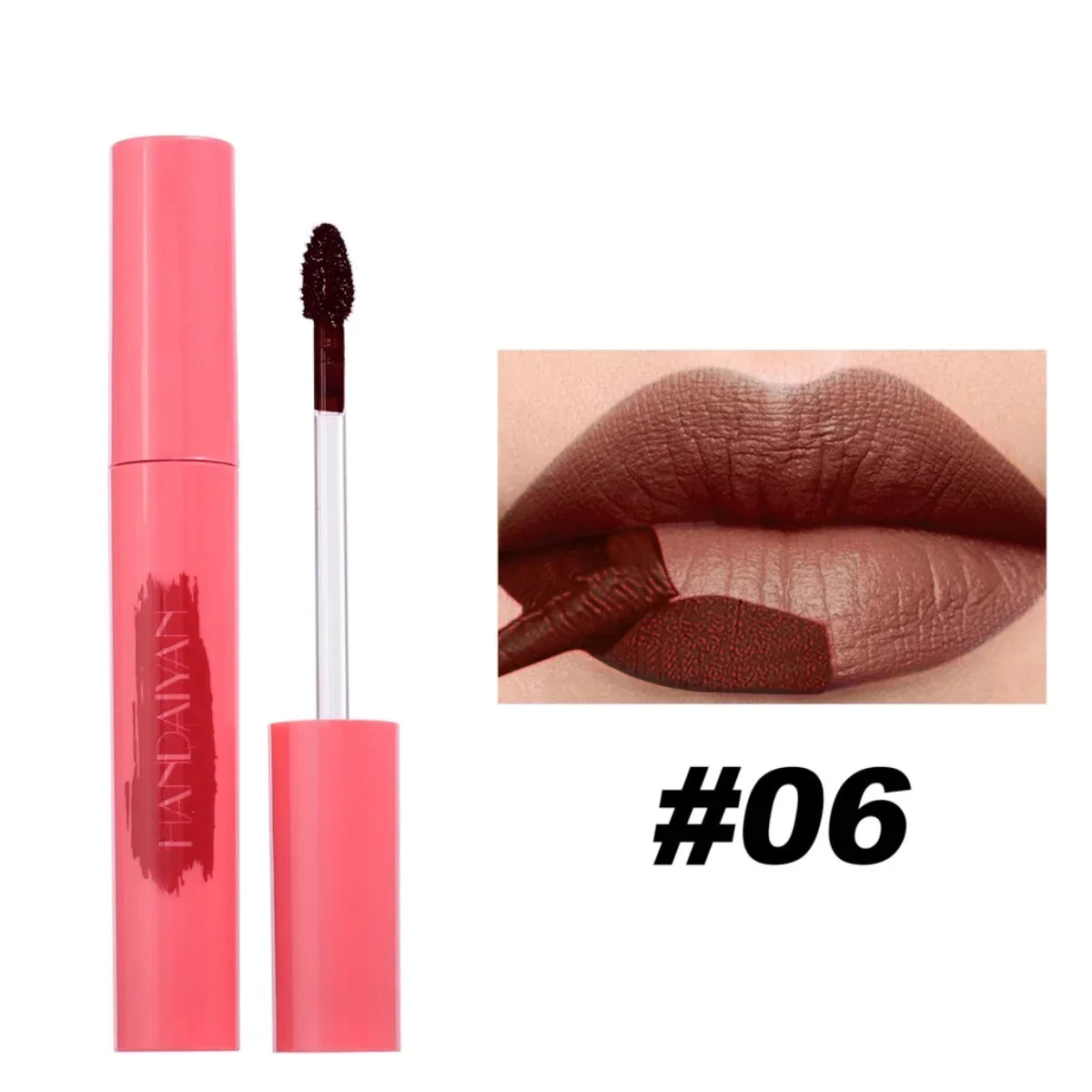 Red Peel-off Lip Gloss Natural Lip Dye Tattoo Tinted Lipstick Non-stick Cup Waterproof Matte Liquid Lipstick Makeup Cosmetics