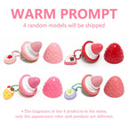 4-Color Random Sending Strawberry Lip Gloss Lipstick Moisturizing Winter Antifreeze Anti Crack Moisturizing Lasting lip balm