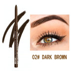 Waterproof Black Eyeliner Pencils Smudge-Proof Long-Lasting Beginner-Friendly Eye Makeup High Pigment Black White Eye Liner Pen