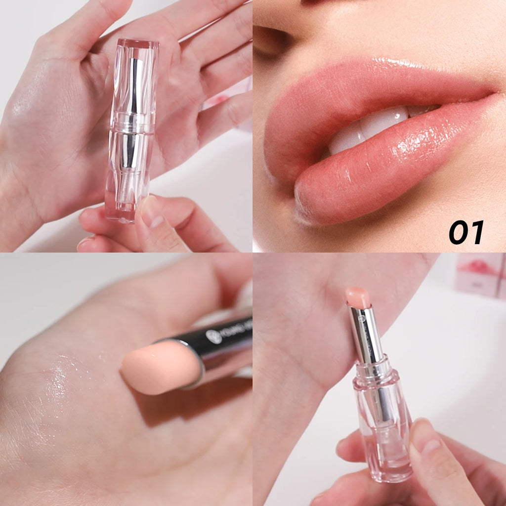 YOUNG VISION 6 Colors Fine Shimmer Nourishing Light Lipstick Long Lasting Colors Easy to Apply Lip Moisturizing Lipstick