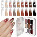 LIMEGIRL 9 Color Gradient Painting Gel Nail Art Gradient Color DIY Design Gel Quick Flower Paint Engraving Gel Nail Polish