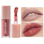 1pc Crystal Jelly Lip Oil Hydrating Plumping Lip Balm with Glossy Finish Perfect for Soft Natural Lip Plump Essence Lip Care