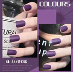 12ml Frosted Nail Polish Quick Dry Long Lasting No Baking Matt Semi-permanent Nail Art Nail Gel Varnish Manicure Tools