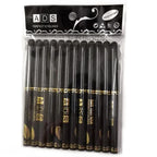 1/2/5/12pcs Waterproof & Sweat-Proof Black Eyeliner Pencil Eye Liner Gel Pen Long-Lasting Anti-smudging for Bold Eye Makeup