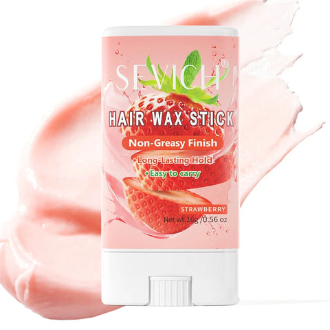 1pcs Hair Wax Stick For Fly Aways And Frizz Hair, Fruit Flavour, Portable Hair Styling Pomade Stick