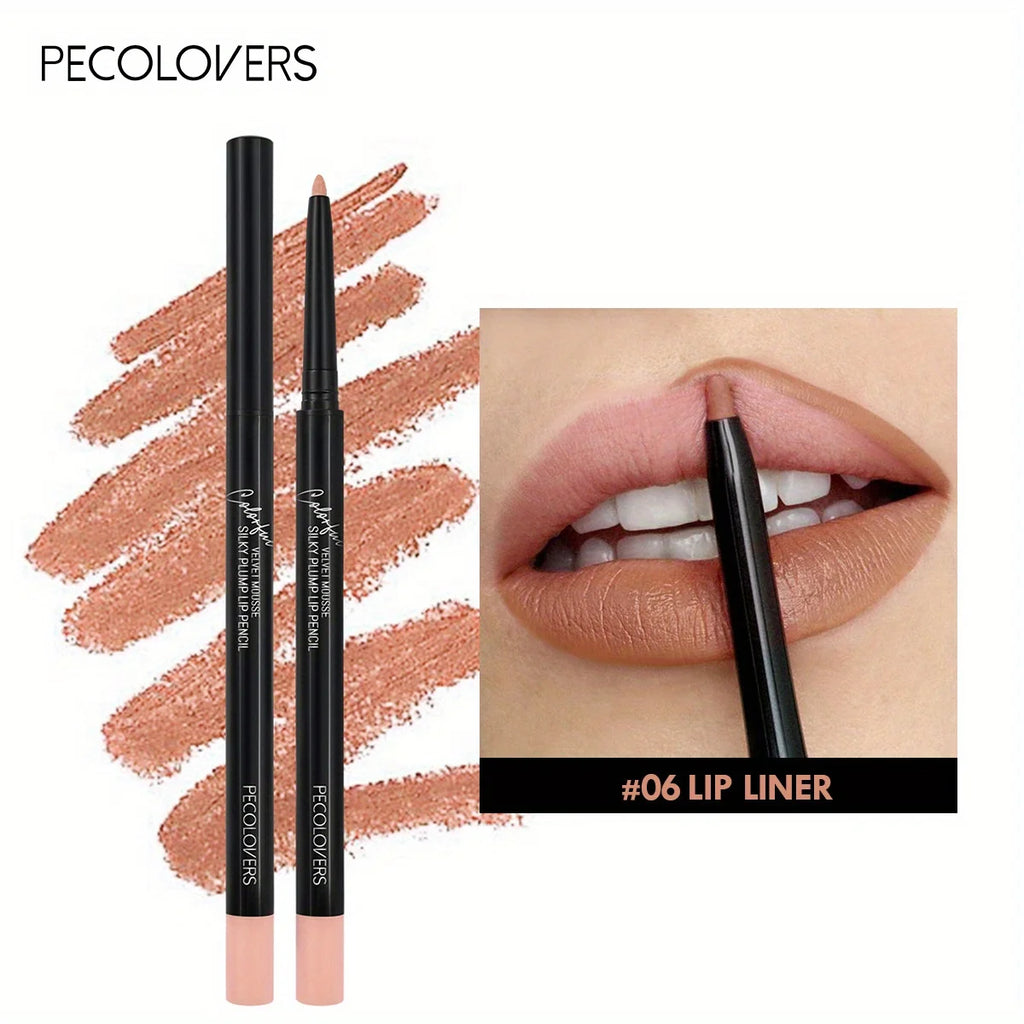Velvet Misty Matte Lip Liner Pencil Non-fading Stereo Lip Liner Pencil Contour Line Makeup Lipliner Pen, Mother's Day Gift, 1pc