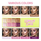 8 Colors Cream Highlighter Palette for Highlight Face Brighten Highlighter Blush Shimmer Waterproof Makeup Tool Cosmetics