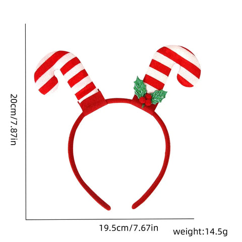 Christmas Headbands Funny Santa Claus Leg Hairband Xmas Kids Favor Gifts Head Band Merry Christmas Natal Navidad Party Decor