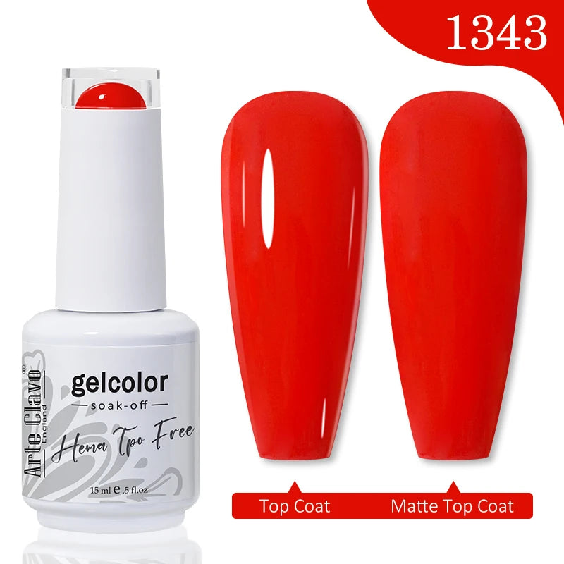 Arte Clavo Hema Free TPO Free Nail Gel Polish Nail Supplies Vernis Semi Permanent Nail Art Manicure Soak Off UV Gel Nail Varnish