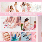 Handheld Monogram Lamp UV LED Nail Light For Curing All Gel Polish USB Rechargeable Quick Dry Manicure Machine Nail Art