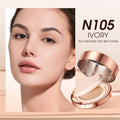 24H Long Lasting Air Cushion Cream Powder Oil Control Matte Soft Focus Concealer Pressed Makeup Foundation For Face