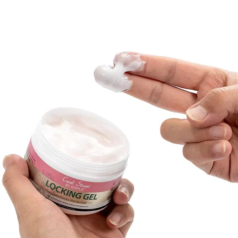 GOIPLE 9.5oz Rose Water Locking Gel Strong Hold Dreadlocks Moisturizer Anti Frizz Hair Gel Locks and Twist Braid Conditioner