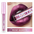 Metallic No-stick Cup Lip Gloss Glitter Matte Moisturizing Waterproof Long Lasting Lip Glaze Liquid Lipstick Lip Makeup Cosmetic