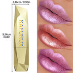 19 colors glitter lipstick hydrating red pink sparkling shine lip color highly pigmented lip tints metallic finish lip makeup