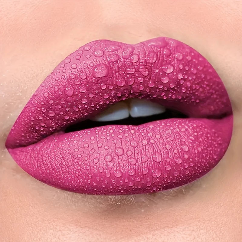 Luxury Matte Liquid Lipstick, Long Lasting Waterproof Velvet Lip Color, Smooth Lightweight Fog Matte Finis