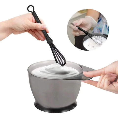 【Hot sales】6pcs/set Professional Hair Coloring Kit for Barber Salon and Home Use - Includes Hairdressing Tools for Perfect