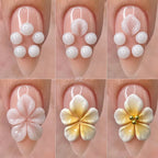 NICOLE DIARY White Non Stick Hand Extension Gel Nail Polish For 3D Shaping Carving Flower DIY Nail Art Extension Acrylic
