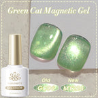 BORN PRETTY 10ml Dark Red Cat Magnetic Gel Nail Polish for Winter Nails DIY Jelly Glass Silver-Light Varnis Semi Permanent