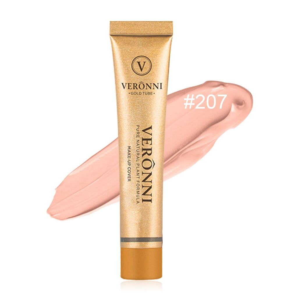 VERONNI Brand Maquiagem Liquid Concealer 30g Flawless Waterproof Body Tattoo Makeup Cover Foundation Face Cosmetics Make Up Base