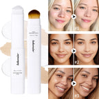 Color Changing Foundation Stick Korean Cover Cream Stick High Coverage Waterproof Dual-Ended with Brush  Base Makeup