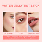 3-in-1 Milk Jelly Tint Facial Blusher Wand Moisturize Lasting Brightening Matte Rouge Cheek Contour Lipstick Stick Beauty Makeup