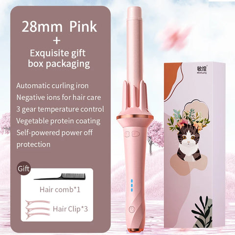 Automatic Hair Curler 28mm/32mm Large Wave Curling Iron Anion Fast Heating Professional Styling Curlers Curling Wand Hair Waver
