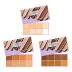 8-Color Concealer Palette Professional Coverage for Dark Circles Blemishes Acne Matte Brightening Long-Lasting Foundation Makeup