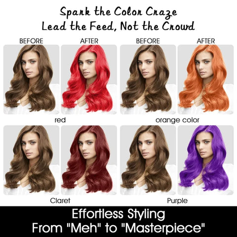 4oz Temporary Hair Color Wax for Men Women Party Cosplay Disposable DIY Washable Colour Cream Styling Pomade Dyeing Hair Mud