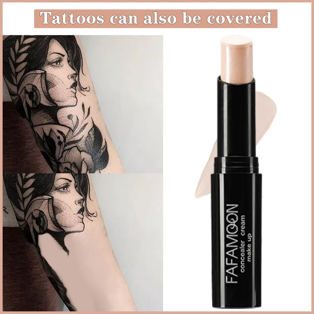 Concealer Stick Foundation Face Outline 3D Brightening Moisturizing Full Coverage Acne Dark Circle Natural Matte Concealer Cream