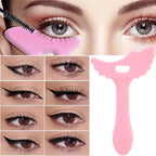 Wholesale Multi-functional Eyeliner Stencil Wing Tips Silicone Eyeliner Aid Drawing Lipstick Wearing Aid Reusable Makeup Tools
