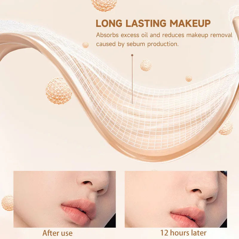 Hyaluronic Acid Liquid Foundation BB Cream-Matte Finish,Long-Lasting,  Hydrating, Oil Control, Waterproof, Covers  Blemishes