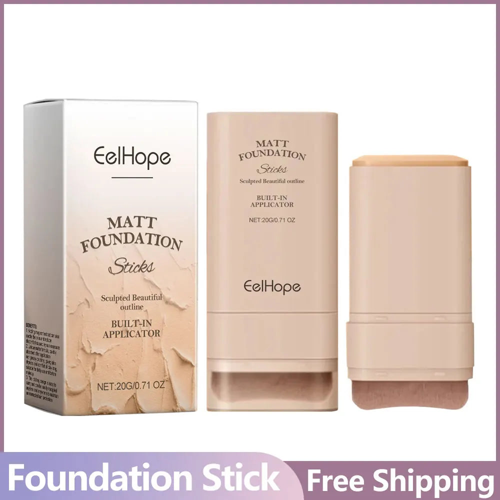EELHOE Foundation Concealer Stick Lightweight Breathable Moisturizing Waterproof No Creasing Longlasting Female Makeup Product