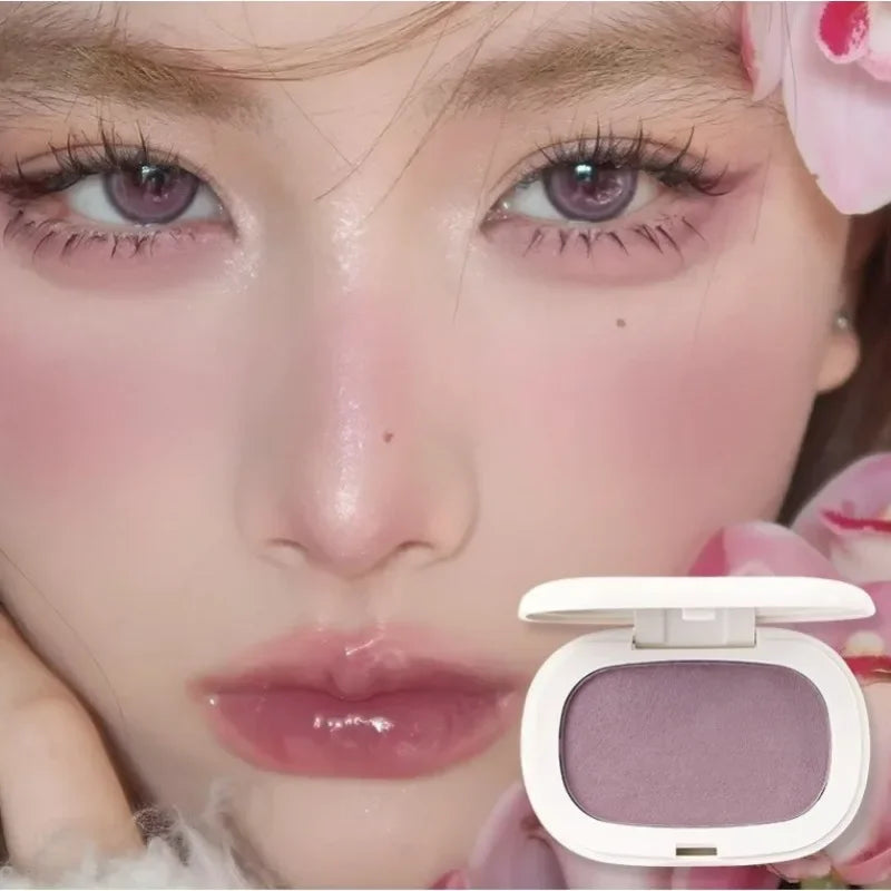 Face Blusher Matte Natural Cheek Tint Brighten Face Contouring Waterproof Cosmetics Blush Powder Soft Female Makeup 1pcs Blusher