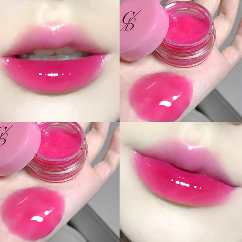 Gege Bear Jarred Jam Lip Gloss — Hydrating Water-Gloss Finish, Plumping Effect, Long-Wearing and Non-Transfer Formula for a Glas