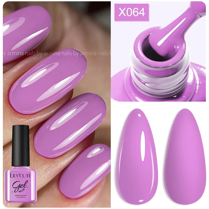 LILYCUTE 7ml Metallic Gel Nail Polish Red Chrome Effect Soak Off UV Gel Varnish Semi Permanent Nail Art Manicure Base Top Coat