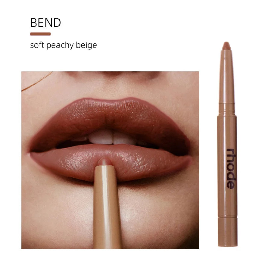 Skin Peptide Lip Shape Pen Lip Liner Long Lasting Lip Tint Pencil Pen Makeup Lipstick Powder Blusher Gloss Rouge Makeup Lipliner