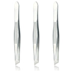 Stainless Steel Tweezers 3/12Pcs Ingrown Hairs - Precision Tweezers for Fine Hair Remover for Women Eyebrow Tweezers for Women