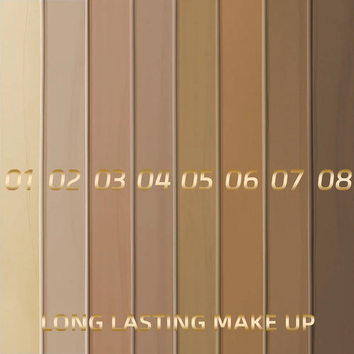 8 color Face Foundation Cream Oil-Control Waterproof Natural BB Cream Lasting Concealer Liquid Full Coverage Matte Base Makeup
