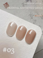 1-30pcs PSK Nude Pink Color Nail Art Ice Transparent Bare Color Nail Enamel 2026 New Net Red Popular White Gel Nail Polish