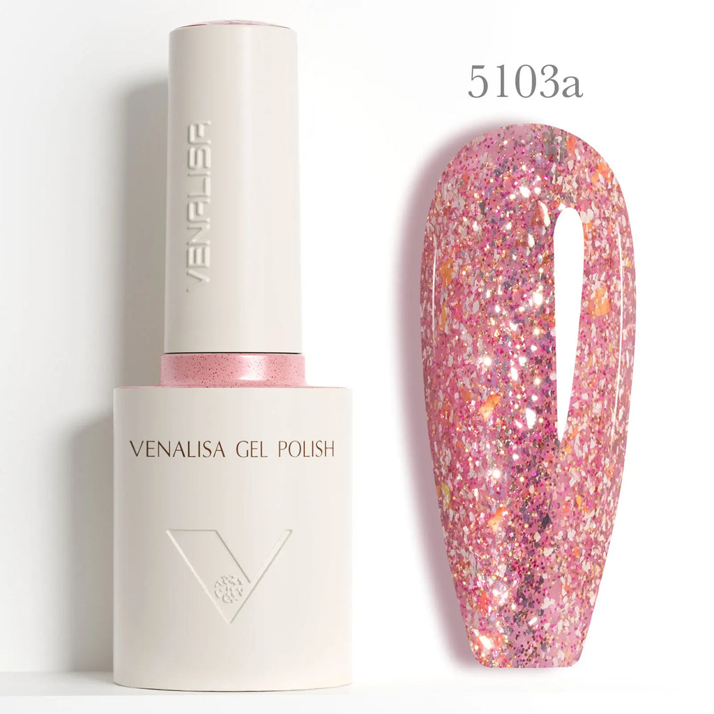 VENALISA 10ml Nail Gel Polish 90Colors HEMA/TPO Free UV LED Soak Off Long Lasting High Gloss Base TopCoat for Salon DIY Manicure