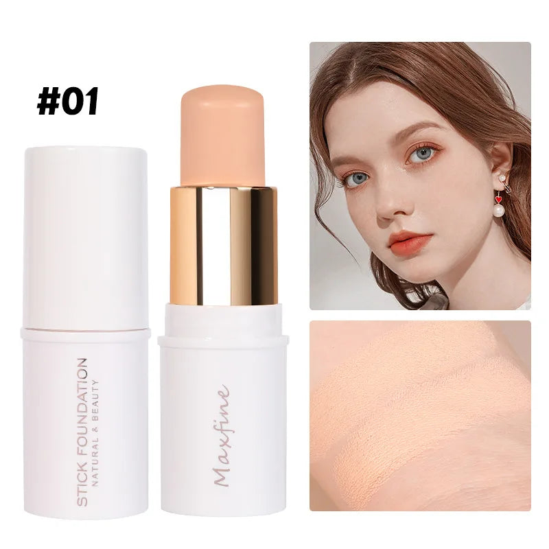 Foundation Stick Contouring Brightening And Even Skin Tone Paste Smooth Moisturizing Waterproof And Long Lasting Daily Makeup