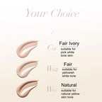 UODO Hydrating Oil-Control Foundation Liquid Long-Lasting Matte Finish Lightweight Formula For Oily&Combination Skin Base Makeup
