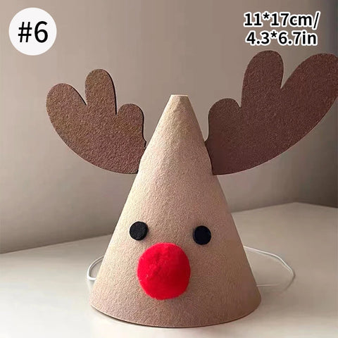 Christmas Hat Headwear INS Christmas Tree Hat 2026 New Year Party Atmosphere Photo Props Children Christmas Festival Costumes