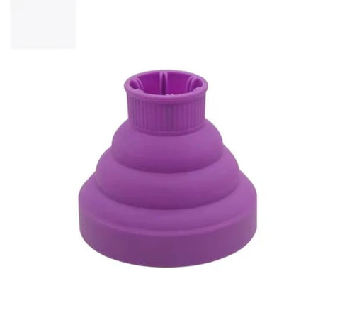 Silicone Hairdryer Diffuser Cover Adjustable Temperature Resistant Dispersing Drying Hair Dryer Universal Scalable Salon Tool ﻿